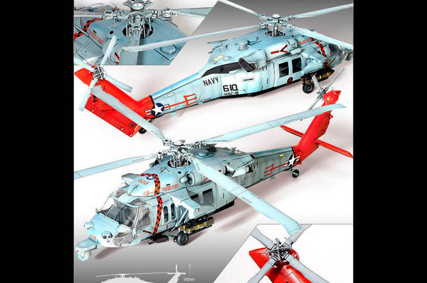 1/35 scale model Academy USN MK-60S Helicopter HSC-9 Trouble Shooter