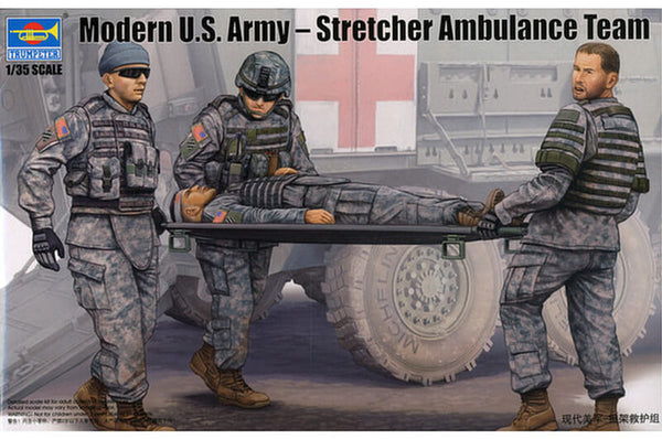 Trumpeter 1:35 - Modern US Army Stretcher Team (4 figures)