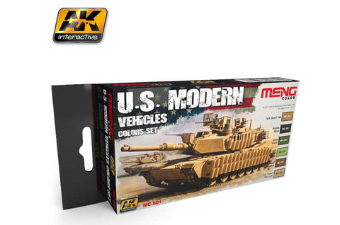 AK Interactive - US Modern Vehicles Colour Set