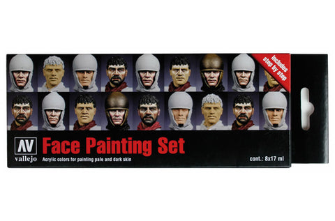 Vallejo Model Colour Set - Faces Painting Set (x8)