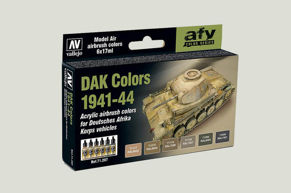 Vallejo Model Air Set DAK Colours 1941-1944