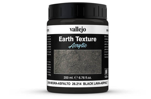 Vallejo Earth Texture - Black Lava Asphalt VAL 26214 200ml