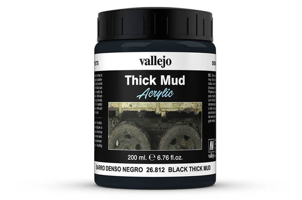 Vallejo Black Thick Mud VAL 26812 200ml