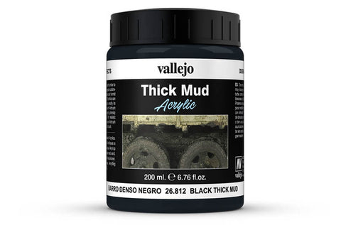 Vallejo Black Thick Mud VAL 26812 200ml