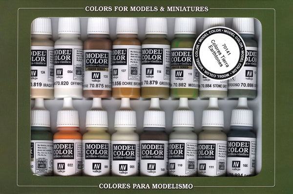 Vallejo Model Color Earth Colours Set (x16)