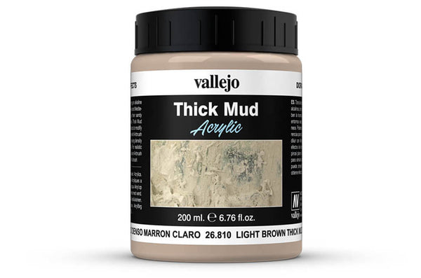 Vallejo Light Brown Thick Mud VAL 26810 200ml