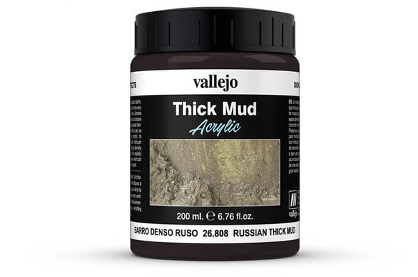 Vallejo Russian (Black Earth) Thick Mud VAL 26808 200ml
