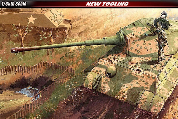 1/35 scale model Academy German Kingtiger Late Production Plastic kit 13229