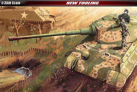 1/35 scale model Academy German Kingtiger Late Production Plastic kit 13229