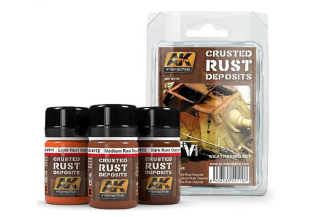 AK Interactive Crusted Rust Deposits Weathering Set