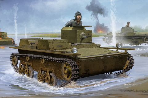  1/35 scale model HobbyBoss Soviet T-38 Amphibious Light Tank