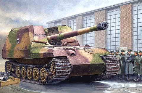 1/35 scale model Trumpeter German Geschutzwagen Tiger fur 17cm K72