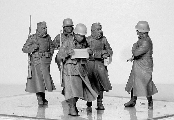 1/35 scale model MasterBox German Infantry 1941-1942 Cold Wind