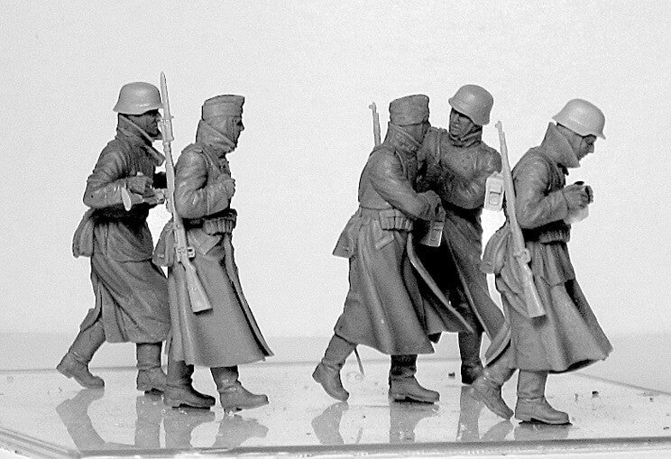 Master Box 1:35 - German Infantry, 1941-1942, Cold Wind - Panzer