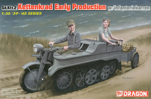 1/35 scale model Dragon German Sd.Kfz.2 Kettenkrad Early Production