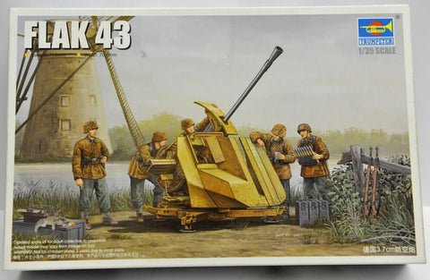1/35 scale model Trumpeter German Anti-aircraft Gun 3.7 cm Flak 43 kit 02311