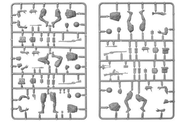 1/35 scale Miniart British Soldiers Tank Riders