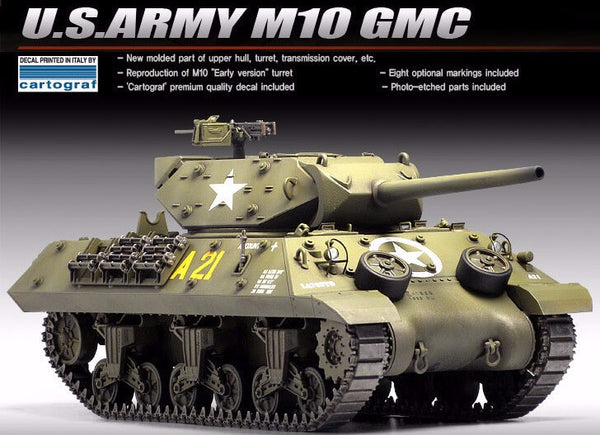 1/35 scale model Academy US Tank Destroyer M10 GMC 70th Anniversary of Normandy Invasion kit 13288