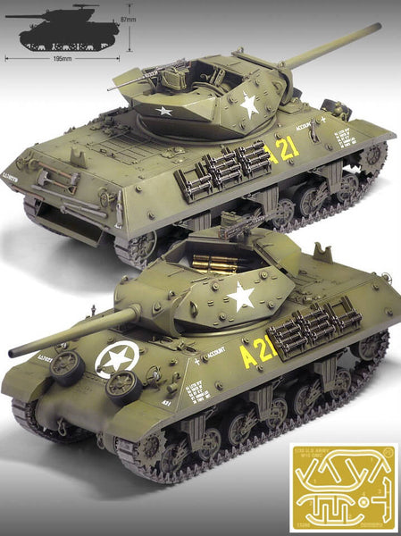 1/35 scale model Academy US Tank Destroyer M10 GMC 70th Anniversary of Normandy Invasion kit 13288