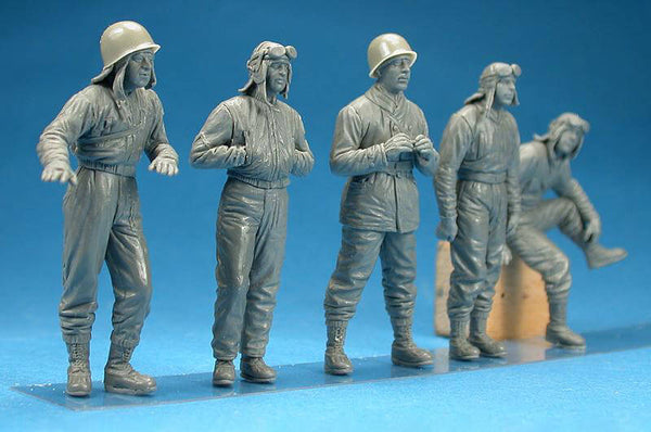 1/35 scale model Miniart US Tank Crew (NW Europe)