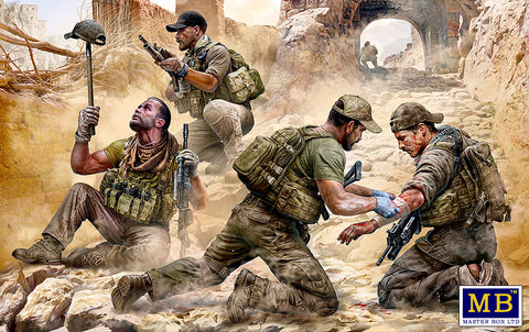 1:35th Scale Model of Danger Close Special Operations Team