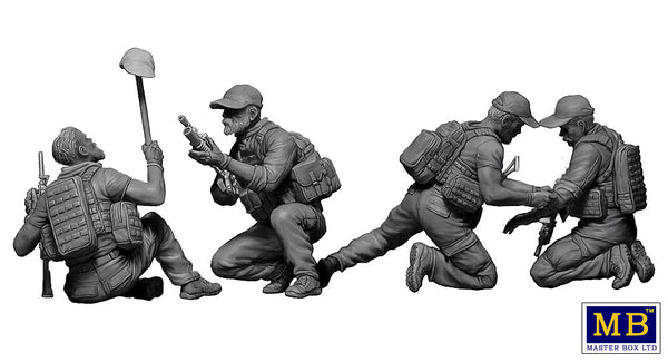 1:35th Scale Model of Danger Close Special Operations Team