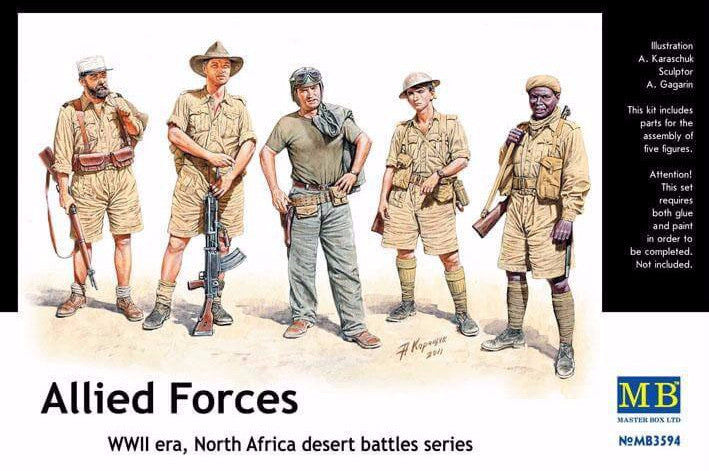 ICM 035563–1/35 WWII Gurkha rifels, 4 Figurines en Plastique ICM 035563–1/35 WWII Gurkha rifels, 4 Figurines en Plastique