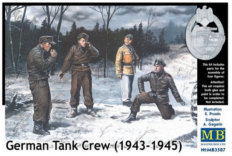 Masterbox scale model German tank crew 1943-1945 Kit No. 1