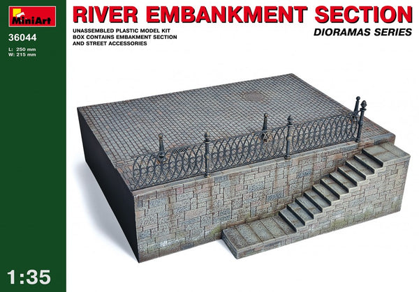 1:35th Scale Model of River Embankment Section
