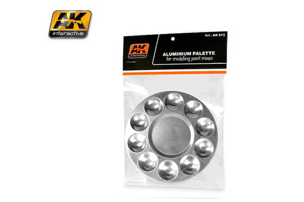 AK Interactive Aluminium Palette 10 Wells AK613