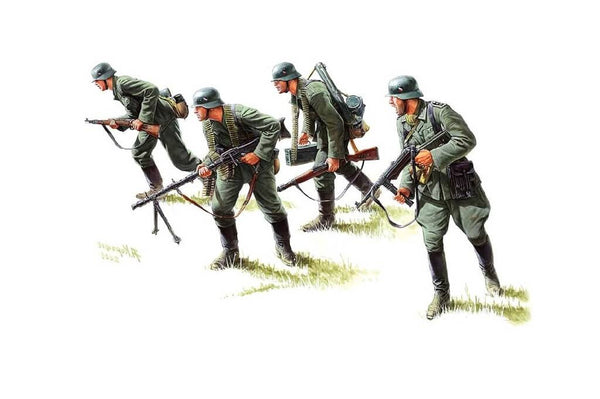1/35 scale model MasterBox German Panzergrenadiers Schützen 1939-1942 3513 