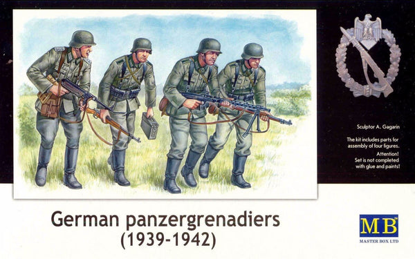 1/35 scale model MasterBox German Panzergrenadiers Schützen 1939-1942 3513 