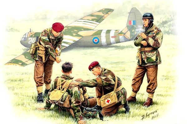 1/35 scale model MasterBox British Paratroopers 1944 Kit 2