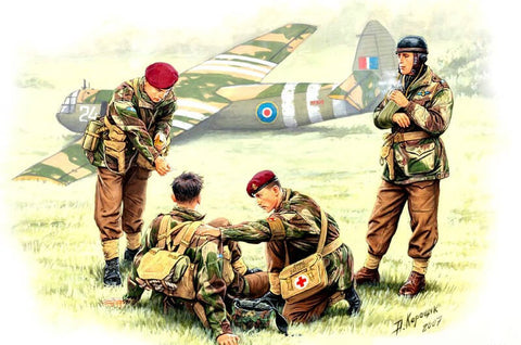 1/35 scale model MasterBox British Paratroopers 1944 Kit 2