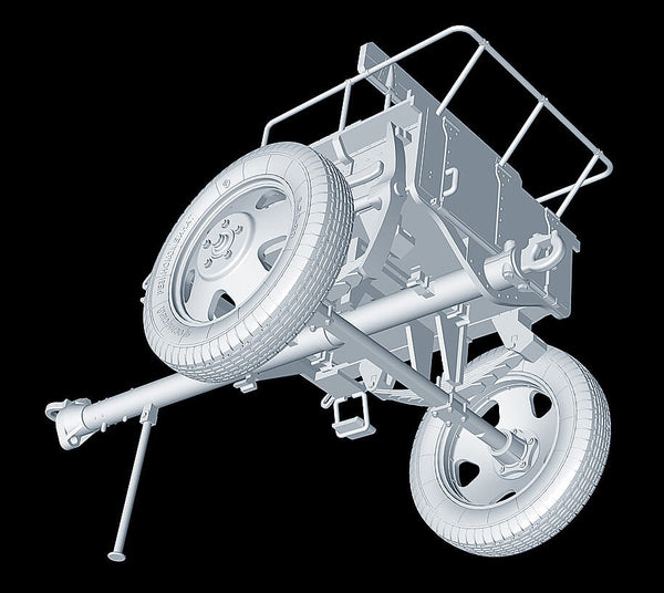 1/35 scale model Miniart German Artillery Tractor T-70 & 7.62cm Gun FK288 w/Crew kit 35039