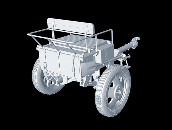 1/35 scale model Miniart German Artillery Tractor T-70 & 7.62cm Gun FK288 w/Crew kit 35039