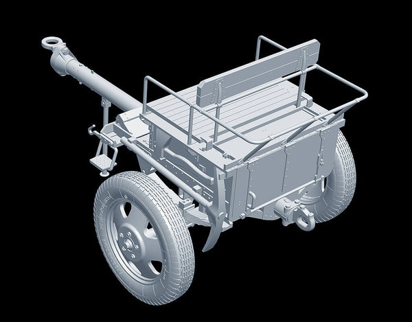 1/35 scale model Miniart German Artillery Tractor T-70 & 7.62cm Gun FK288 w/Crew kit 35039