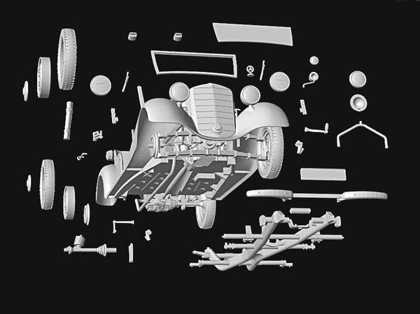 1/35 scale model MasterBox German Military Car WWII Polizei Kübelsitzwagen ab 1937 35101