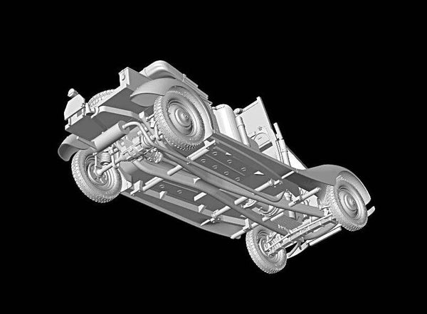 1/35 scale model MasterBox German Military Car WWII Polizei Kübelsitzwagen ab 1937 35101