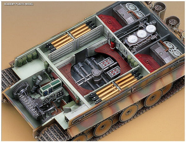 1/35 scale model Academy German Pz. Kpfw. VI Tiger I Early version with interior kit 13239 ACA01348 Panzer tank