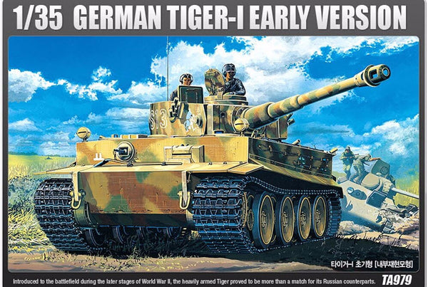 1/35 scale model Academy German Pz. Kpfw. VI Tiger I Early version with interior kit 13239 ACA01348 Panzer tank
