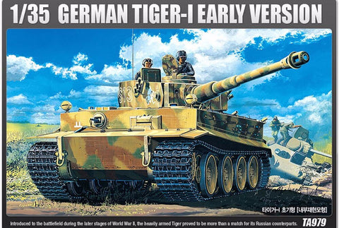 1/35 scale model Academy German Pz. Kpfw. VI Tiger I Early version with interior kit 13239 ACA01348 Panzer tank