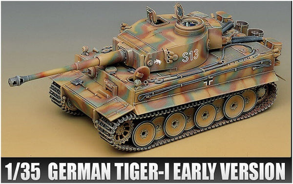 1/35 scale model Academy German Pz. Kpfw. VI Tiger I Early version with interior kit 13239 ACA01348 Panzer tank