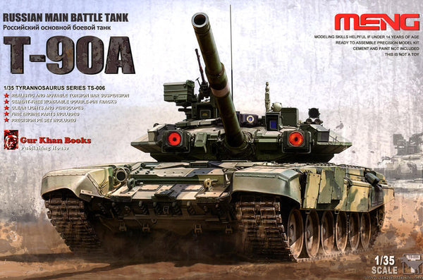 1/35 scale model Meng Russian T-90A Main Battle Tank
