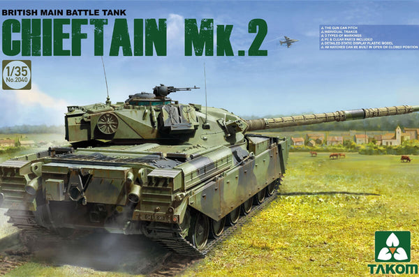 1/35 scale Takom Chieftain Mk.2 British Main Battle Tank