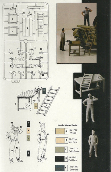 Master Box 1:35 - German tank repairmen WWII