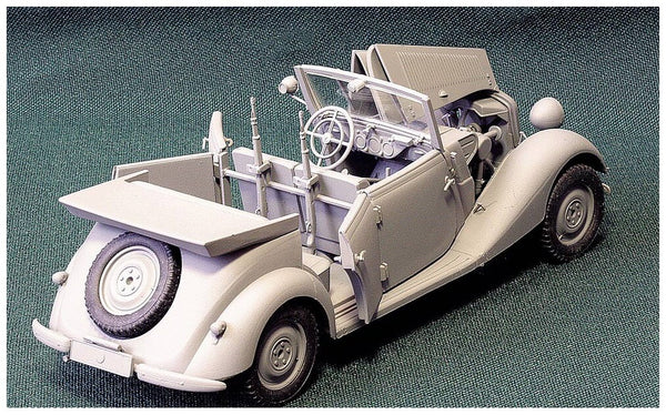 1/35 scale model MasterBox German Military Car Mercedes-Benz Type 170V Tourenwagen 4 doors WWII 35100