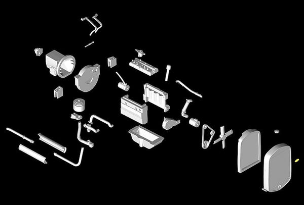 1/35 scale model Miniart Soviet GAZ-AA Cargo Truck Plastic kit 35124