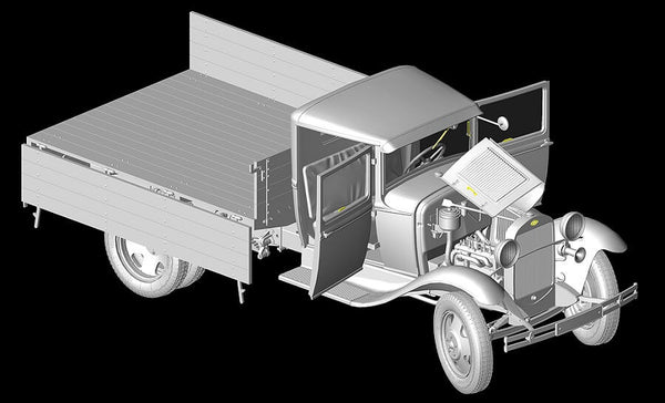 1/35 scale model Miniart Soviet GAZ-AA Cargo Truck Plastic kit 35124