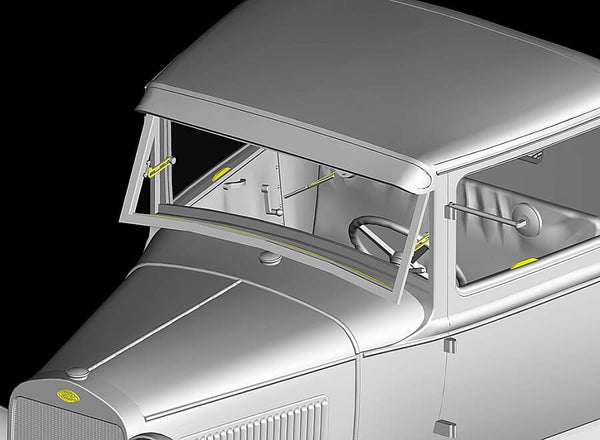 1/35 scale model Miniart Soviet GAZ-AA Cargo Truck Plastic kit 35124